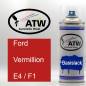 Preview: Ford, Vermillion, E4 / F1: 400ml Sprühdose, von ATW Autoteile West.